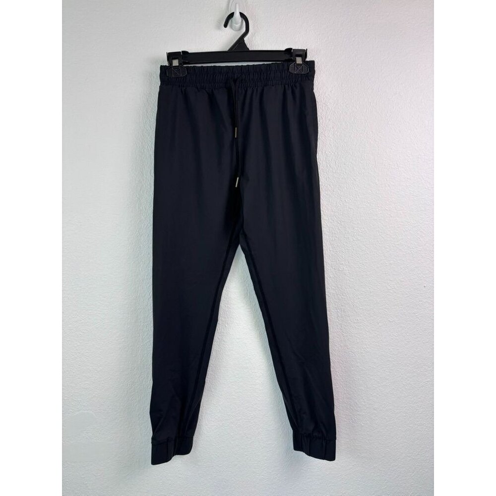 Zyia women's XS black high‎ waisted athletic jogger pants yoga athleisure